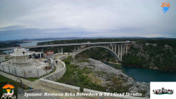 Skradin, řeka Krka, most A1