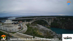 Skradin, řeka Krka, most A1