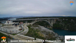 Skradin, řeka Krka, most A1