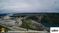 Skradin, řeka Krka, most A1
