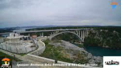 Skradin, řeka Krka, most A1