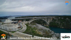 Skradin, řeka Krka, most A1