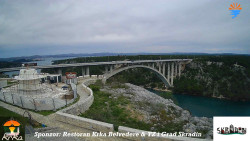 Skradin, řeka Krka, most A1
