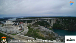 Skradin, řeka Krka, most A1