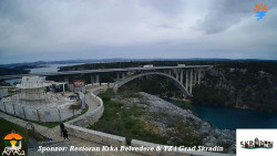 Skradin, řeka Krka, most A1