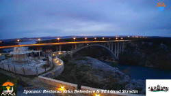 Skradin, řeka Krka, most A1