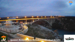 Skradin, řeka Krka, most A1