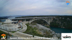 Skradin, řeka Krka, most A1