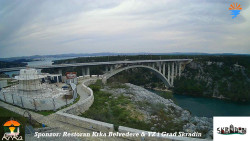 Skradin, řeka Krka, most A1