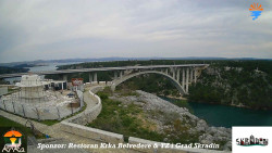 Skradin, řeka Krka, most A1