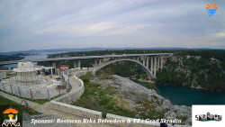 Skradin, řeka Krka, most A1