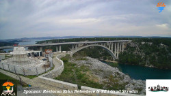 Skradin, řeka Krka, most A1