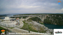 Skradin, řeka Krka, most A1