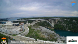 Skradin, řeka Krka, most A1