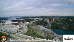 Skradin, řeka Krka, most A1