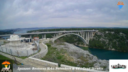 Skradin, řeka Krka, most A1