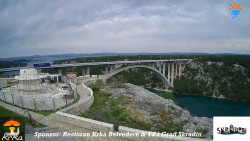Skradin, řeka Krka, most A1