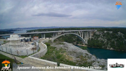 Skradin, řeka Krka, most A1