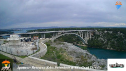 Skradin, řeka Krka, most A1