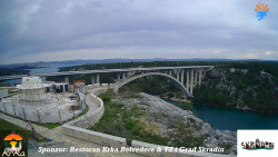 Skradin, řeka Krka, most A1