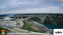 Skradin, řeka Krka, most A1