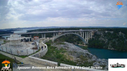 Skradin, řeka Krka, most A1