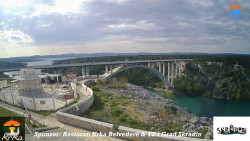 Skradin, řeka Krka, most A1