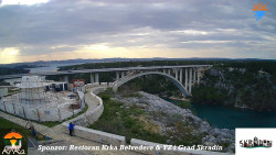 Skradin, řeka Krka, most A1