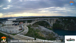 Skradin, řeka Krka, most A1