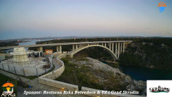 Skradin, řeka Krka, most A1