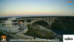 Skradin, řeka Krka, most A1