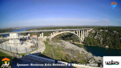 Skradin, řeka Krka, most A1