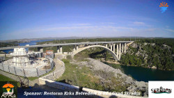 Skradin, řeka Krka, most A1