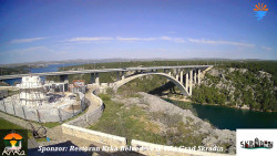 Skradin, řeka Krka, most A1