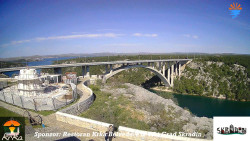 Skradin, řeka Krka, most A1