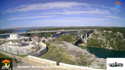 Skradin, řeka Krka, most A1