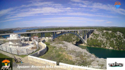 Skradin, řeka Krka, most A1