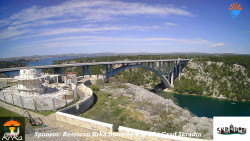 Skradin, řeka Krka, most A1