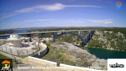 Skradin, řeka Krka, most A1