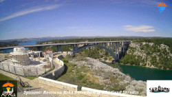 Skradin, řeka Krka, most A1