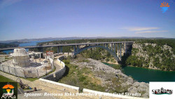 Skradin, řeka Krka, most A1