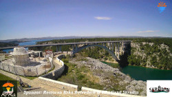 Skradin, řeka Krka, most A1