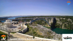Skradin, řeka Krka, most A1
