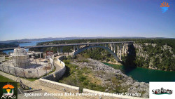 Skradin, řeka Krka, most A1