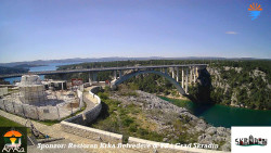 Skradin, řeka Krka, most A1