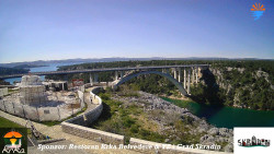 Skradin, řeka Krka, most A1