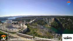 Skradin, řeka Krka, most A1