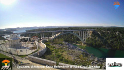 Skradin, řeka Krka, most A1