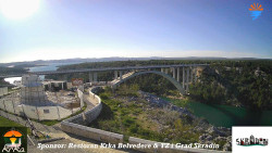 Skradin, řeka Krka, most A1