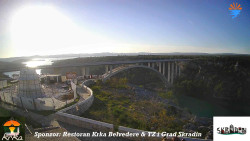 Skradin, řeka Krka, most A1